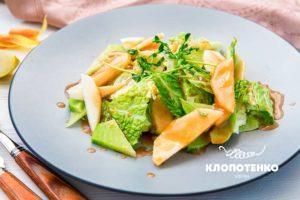 Салат с савойской капустой