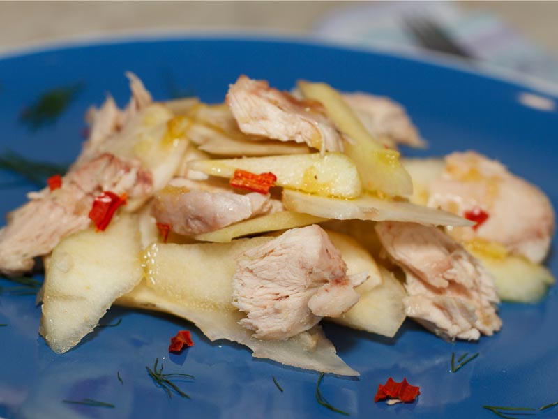 21 Salat iz grushi s topinamburom Салат из груши с топинамбуром