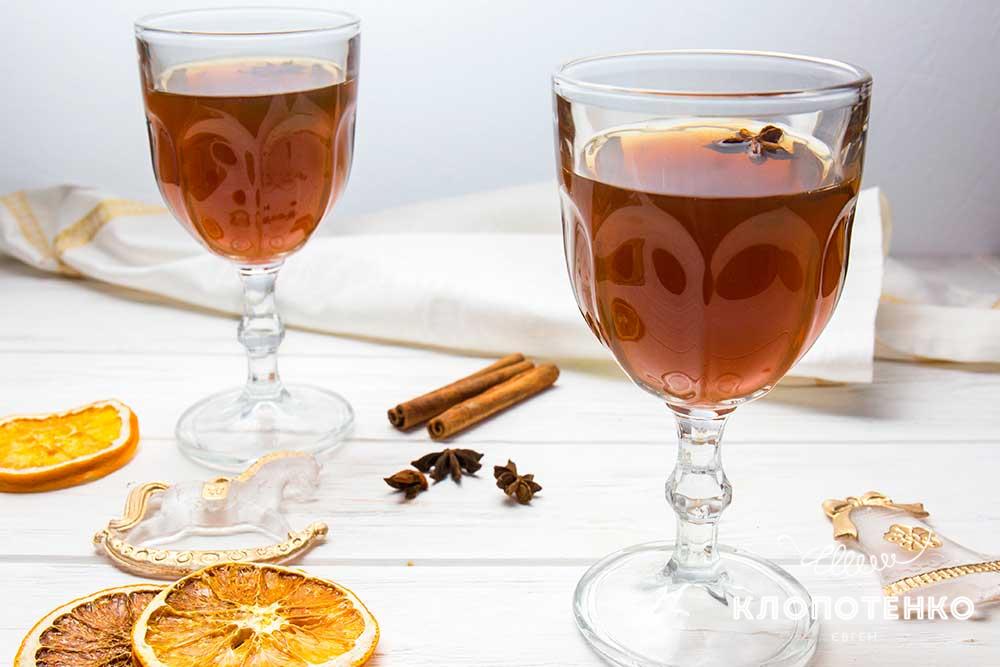 Грог с чаем и коньяком