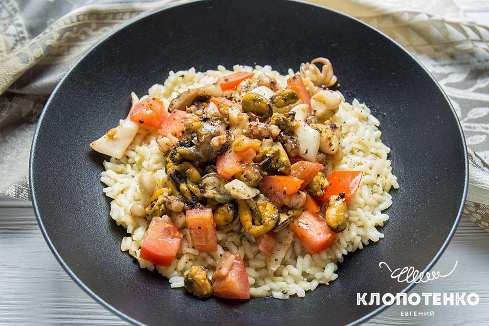 Ризотто с морепродуктами