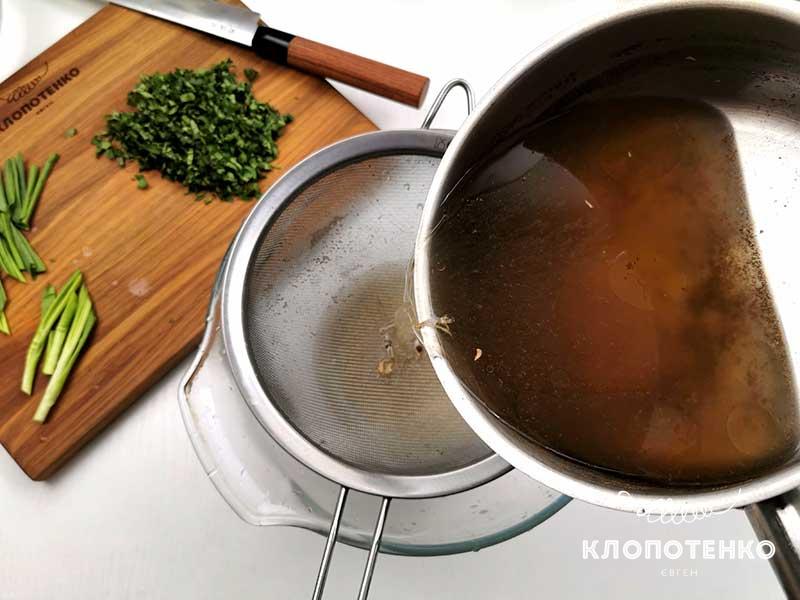 Процедите бульон