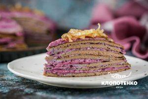 Печеночный торт с кремом и смородиной: изысканный вкус