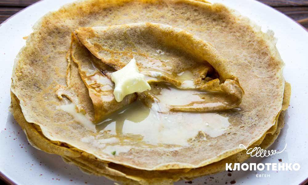 Які продукти потрібні для приготування млинців?