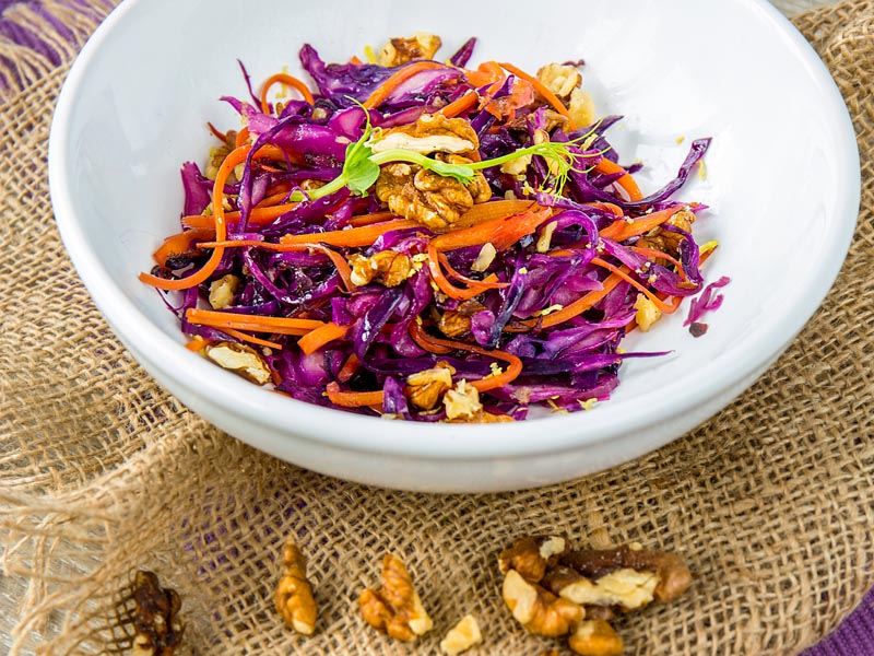 107 salat iz krasnokachanniy kapusti Салат из краснокочанной капусты