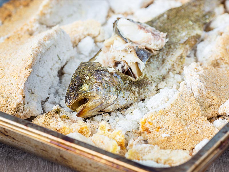 112 forel zapechenaja v soli Форель Запеченная в Соли