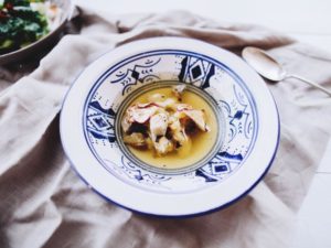 Суп с сельдереем и белыми грибами