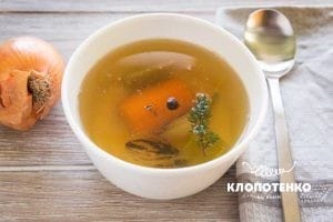 овощной бульон