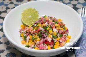 Салат с крабовыми палочками