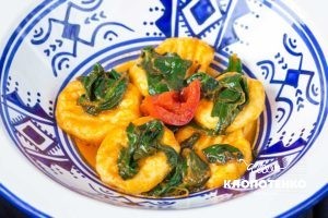 Ньокки со шпинатом