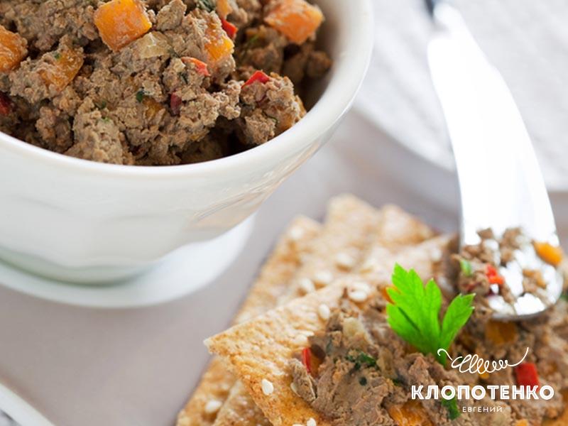 Печеночное парфе с апельсином