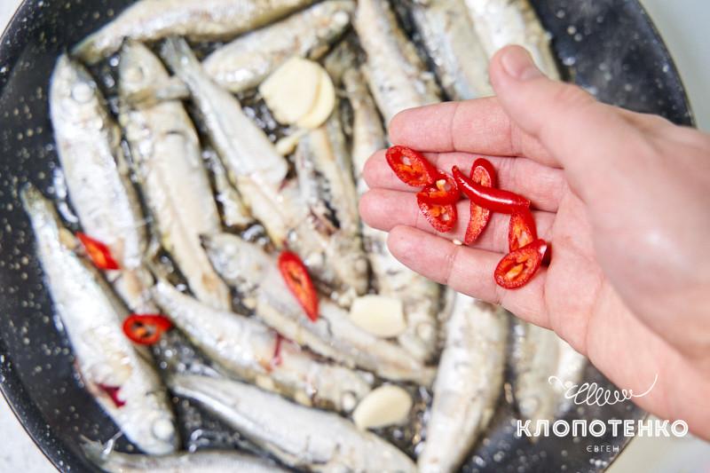 салака с панировочными сухарями