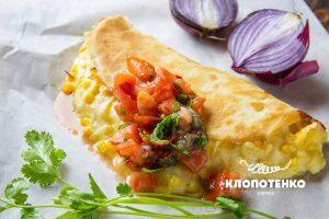 Quesadilla-with-mozzarella-gauda-and-salsa
