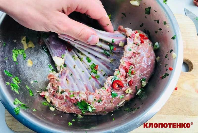реберця в маринаді