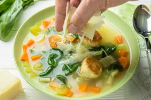 Суп с фрикадельками