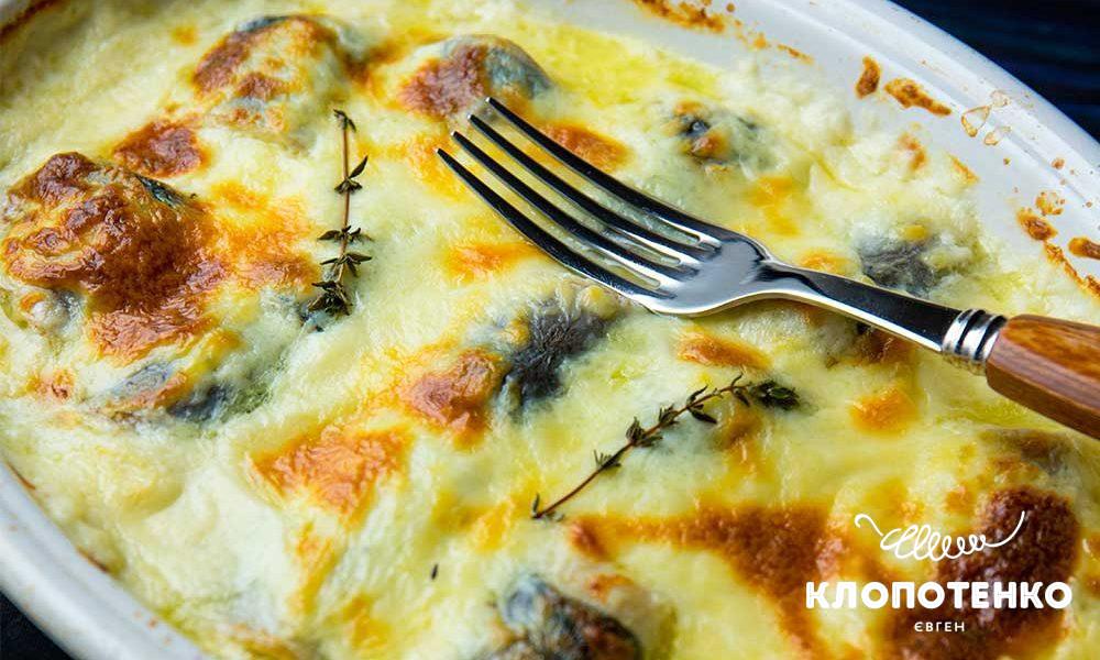 Запіканка з оселедцем і картоплею