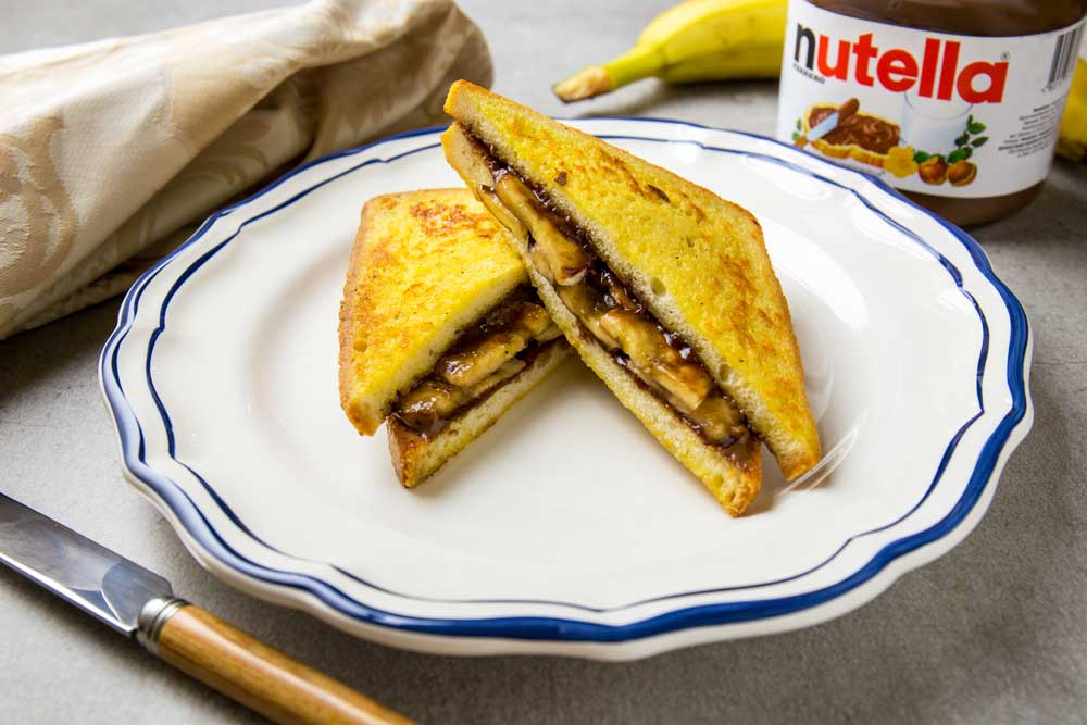 тосты с Nutella и бананом