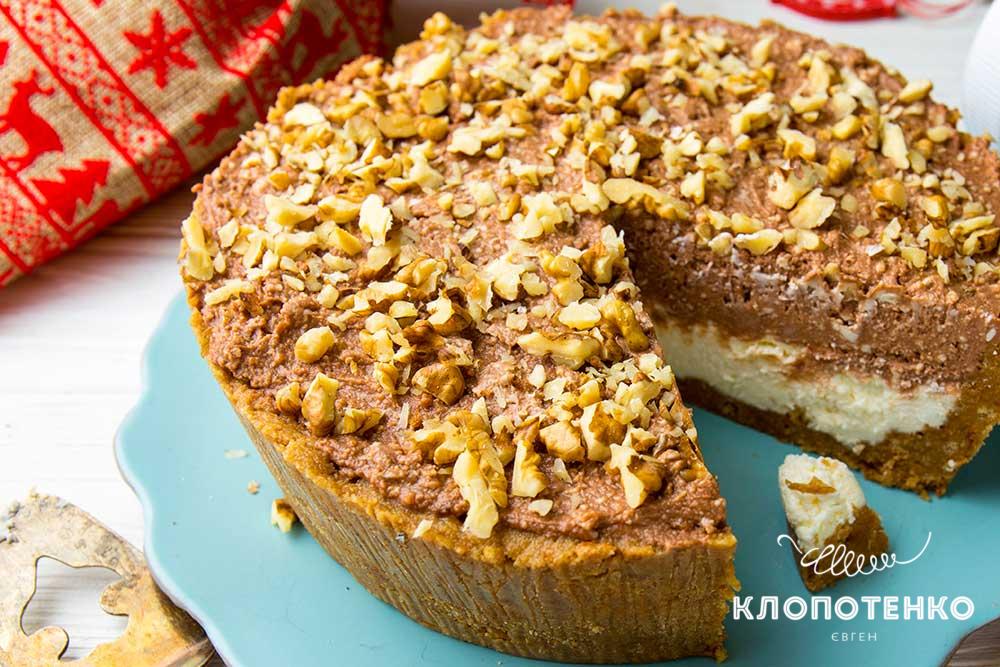 Чізкейк з Nutella і вівсяним печивом