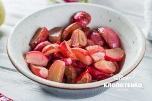 Смажений редис з гострим перцем