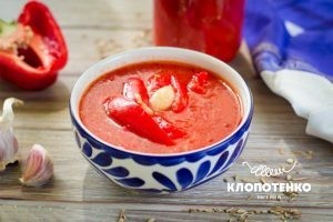 Лечо із зернами фенхеля