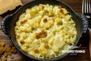 Запеканка из цветной капусты