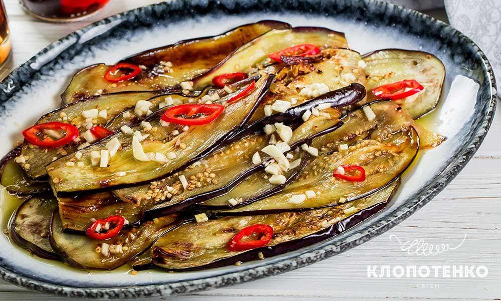 Смажені баклажани в маринаді