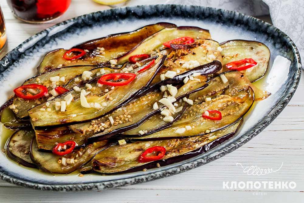 Смажені баклажани в маринаді