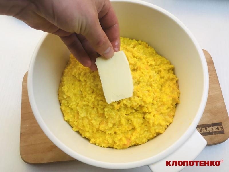 приготування каші з гарбуза