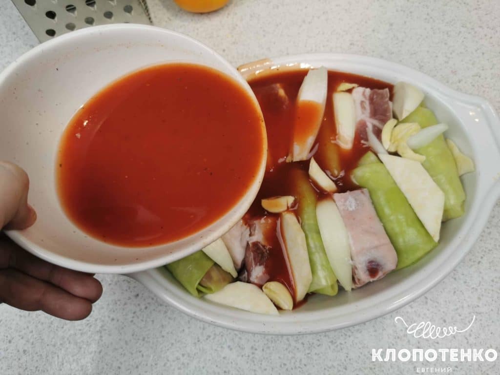 Как приготовить голубцы свиными ребрами