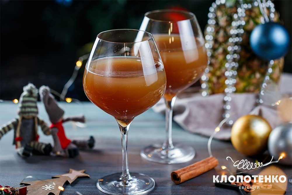 Коктейль с коньяком и ананасовым соком