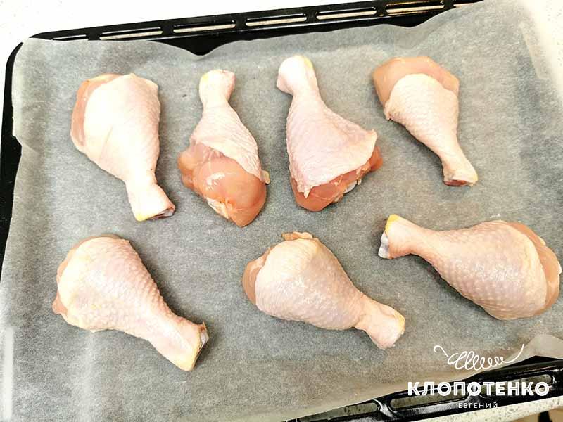 запекаем куриные ножки