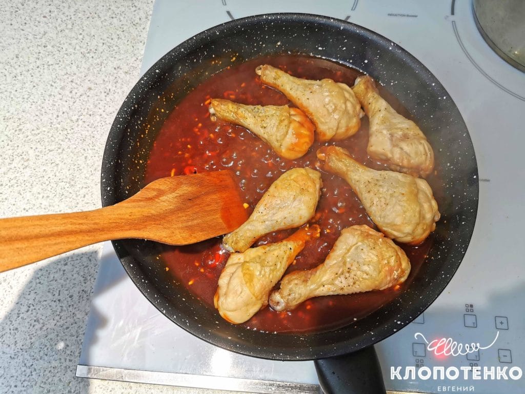 куриные ножки в соусе