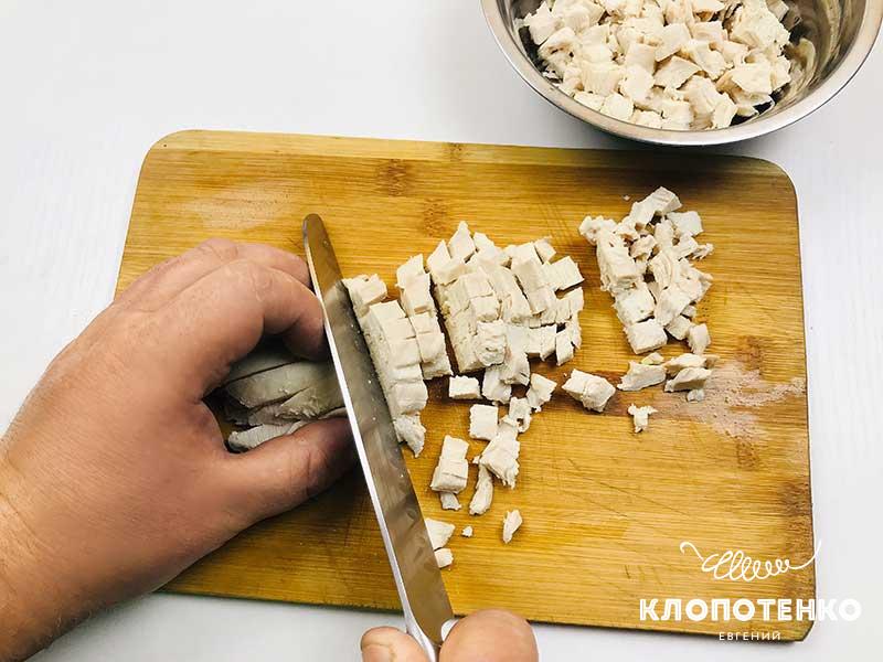 Нарежьте филе