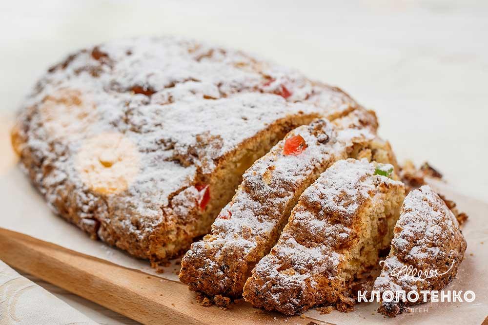 Різдвяний штолен без дріжджів