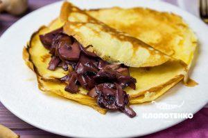 млинці з грибами