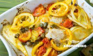 Fish with fenchel and lemon