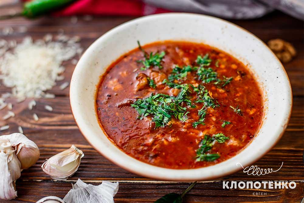 Харчо с грецкими орехами