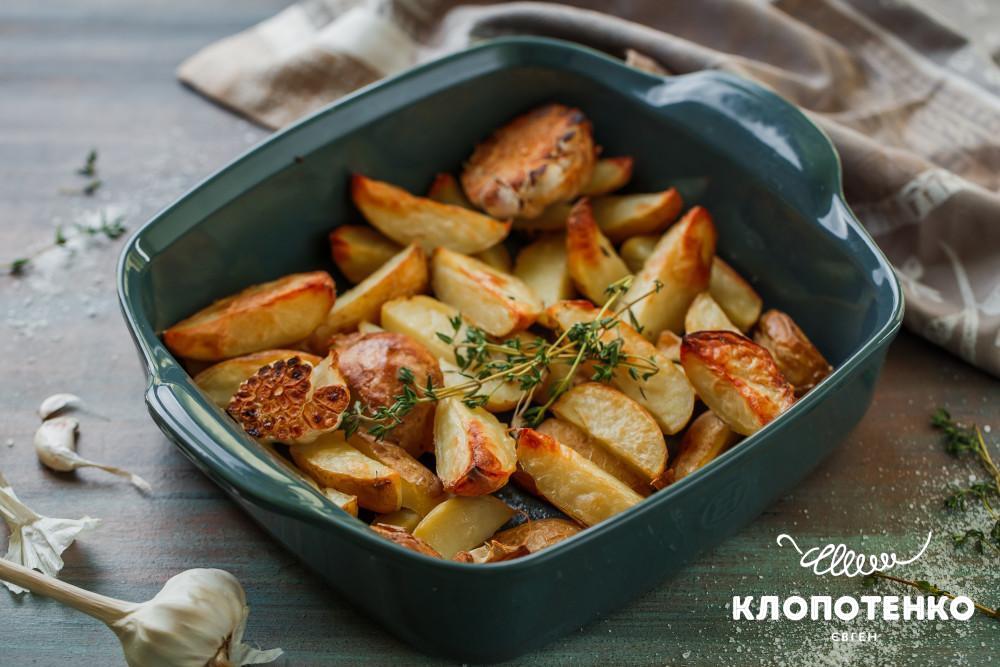 как запечь картофель в духовке
