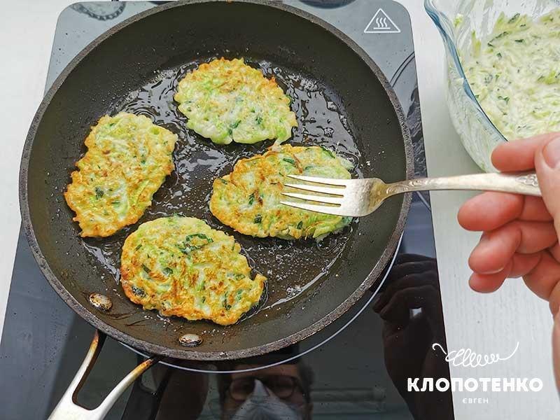Zucchini pancakes
