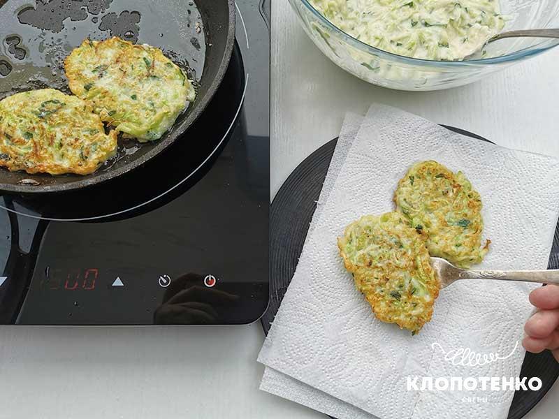 Zucchini pancakes