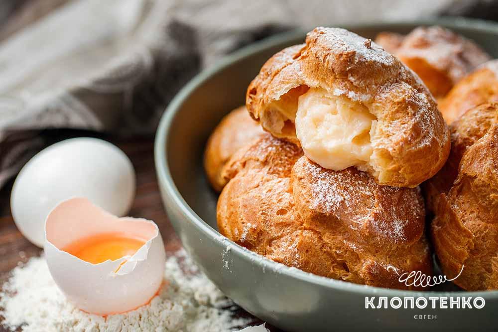 Профитроли с заварным кремом