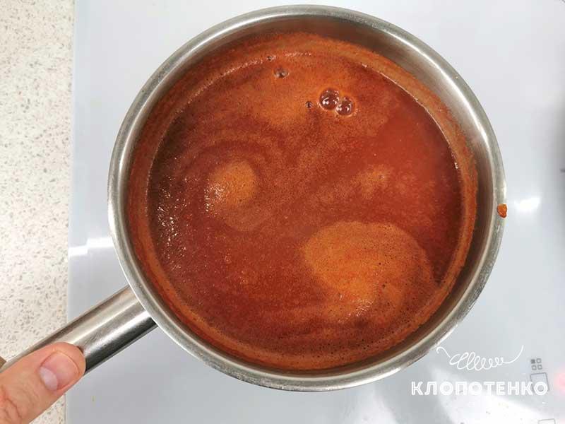 Варите сок 7-10 минут