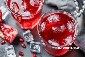 Коктейль из гранатового сока