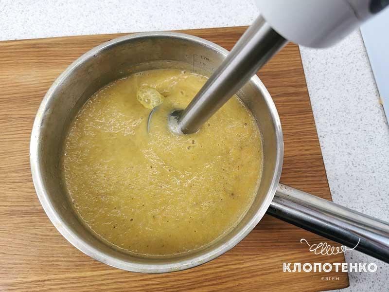 Перебейте суп до однородности