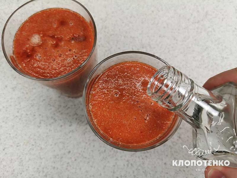 Добавьте водку