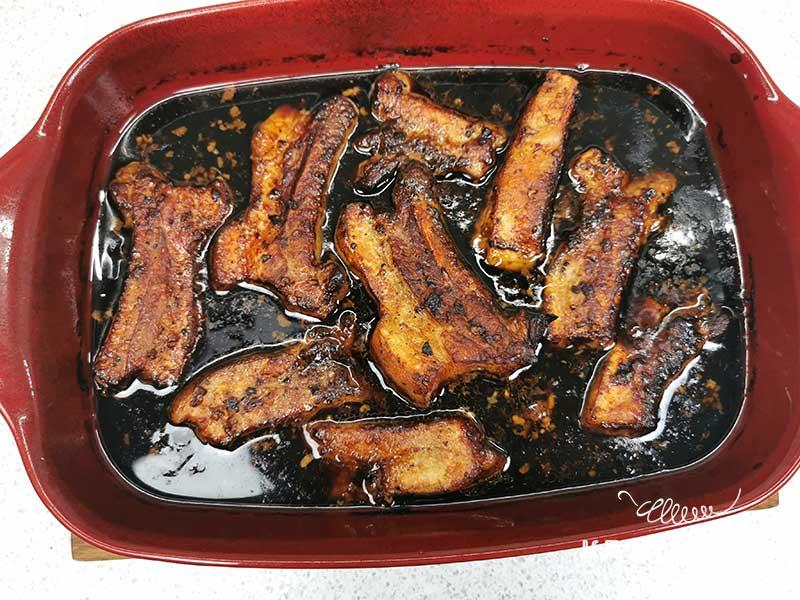 Kvas-Baked Pork Ribs