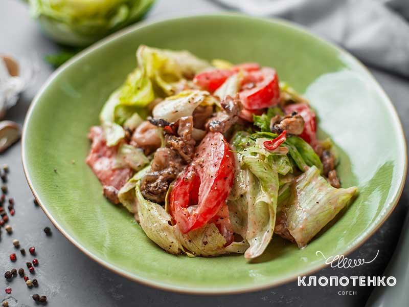 Салат на Новий рік з морепродуктами