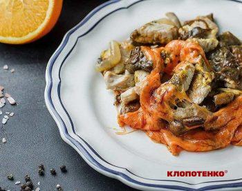 Індичка з грибами і сиром