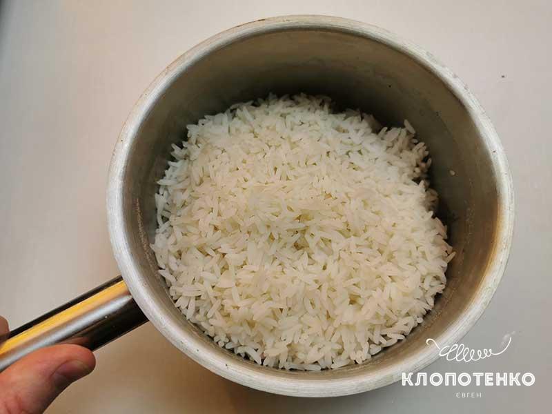 Отварите рис