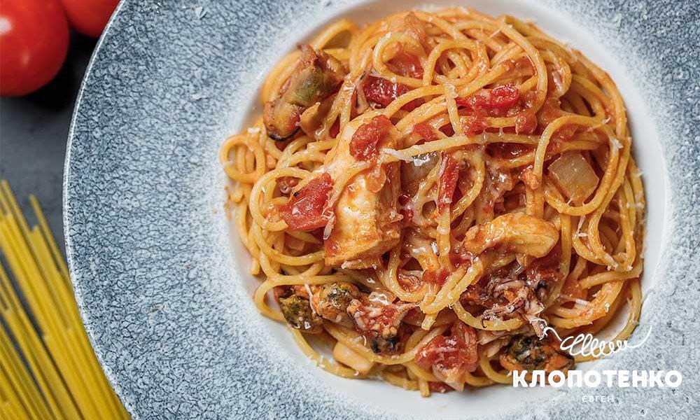 Seafood pasta