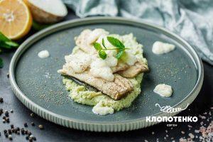 Baked Trout Fillet with Celery Puree